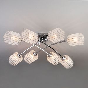 Люстра на штанге Eurosvet 30125/8 хром фото