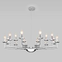 Подвесная люстра Eurosvet 60150/18 хром фото