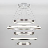 Каскадная люстра Eurosvet 90179/5 сатин-никель фото