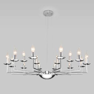 Подвесная люстра Eurosvet 60150/18 хром фото