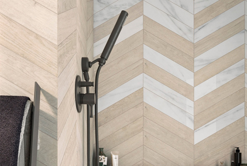 Керамогранит WOW 60º 120280 Trapezium Calacatta 10х23 фото 2