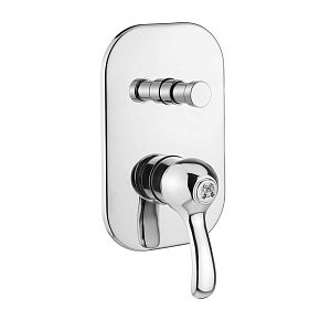 Смеситель скрытого монтажа Migliore Lem монокомандный, 2-х позиционный с девиатором, хром 25878 фото