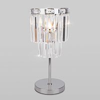 Настольная лампа Eurosvet 01136/1 хром/прозрачный хрусталь Strotskis фото