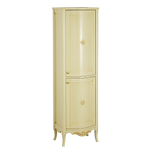 Пенал Migliore Bella 2 двери DX (филенчатые с лилией) 49xH170x43 см, цвет: Decape Sabbia 25934 фото