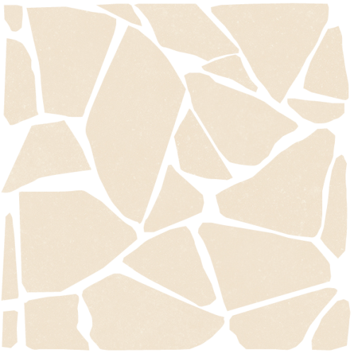 Керамогранит мозаика 41ZERO42 Nok 4101232 Crock Mosaic Ivory 40х40