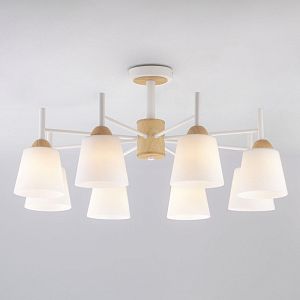 Люстра на штанге Eurosvet 70085/8 белый фото