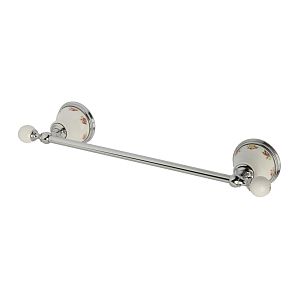 Полотенцедержатель Migliore Provance L40 см, керамика с декором/хром 17672 фото