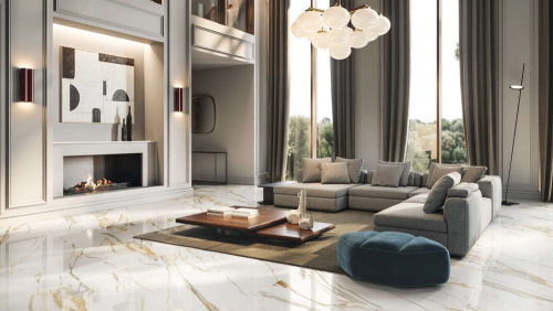 Керамогранит Italon Stellaris 610015000677 Calacatta Gold Lap 60х120 фото 2