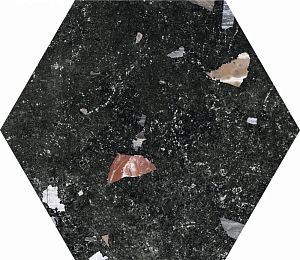 Керамогранит Codicer Sonar Dark Hexagonal 22x25 фото
