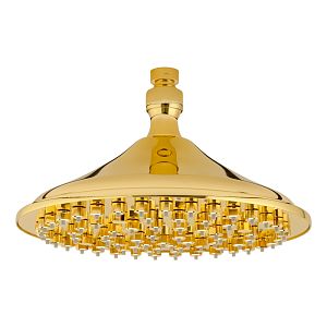 Верхний душ Migliore Corsica, d-230 мм, антикальций, золото 19976 фото