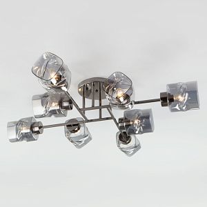 Люстра на штанге Eurosvet 30165/8 черный жемчуг фото