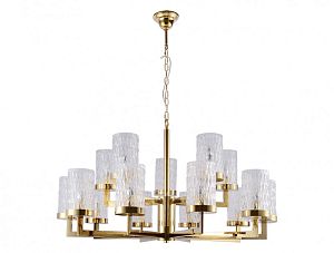 Подвесная люстра Newport 65010+5/C gold фото
