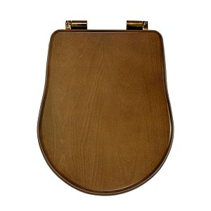 Крышка/сиденье унитазa Migliore Bella Lux, с системой Microlift, цвет Noce /бронза 20675 фото