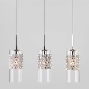 Подвесной светильник Eurosvet 50148/3 хром фото