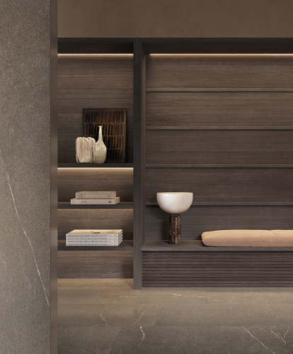 Керамогранит Kronos Essence ES006 Strip Dark 120х280 фото 2