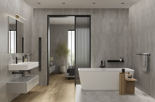 Керамогранит Creto Lines светло-серый 60х120 фото 2