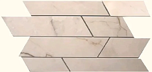 Мозаика Lafaenza Ceramica MK.Chevron Cre Mix 17x35.2 фото