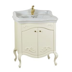 База Migliore Impero L68xH74xP51 см для раковины 70 см, 2 двери, цвет: Avorio 25973 фото