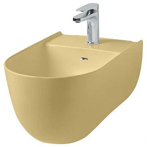 Artceram THE ONE Биде подвесное  52х35см, с креплениями, с 1 отв под смеситель, цвет: giallo zinco фото