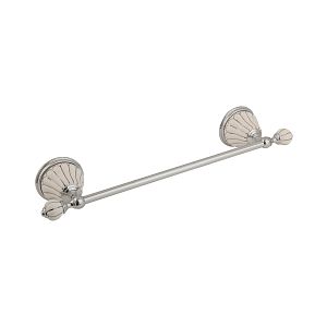 Полотенцедержатель Migliore Olivia L40 см, керамика белая с декором платина, хром 17562 фото