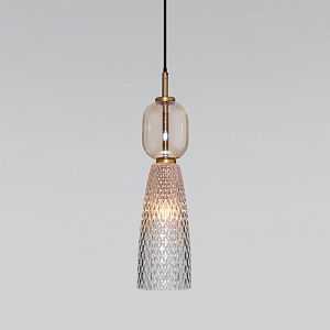 Подвесной светильник Eurosvet 50211/1 янтарный фото