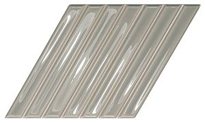 Керамическая плитка WOW Spike Bars 135022 B Mineral Grey Gloss 15x25,9 фото