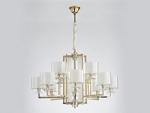 Подвесная люстра Newport 4408+4/C gold фото