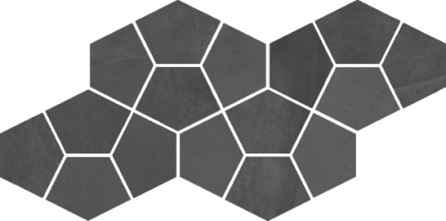 Мозаика Italon Continuum 620110000185 Petrol Mosaico Prism 41.3x20.5