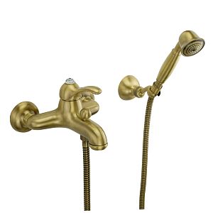 Смеситель для ванны Migliore Lem Swarovski монокомандный внешний, бронза 18874 фото