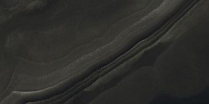 Керамогранит Rex Ceramiche Eccentric Luxe 779256 Smoky Black Glossy 9mm 60х120 фото