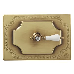 Декоративная панель Migliore Expert h145x217 мм, с отверстий для ручки, бронза (без ручки) 20463 фото