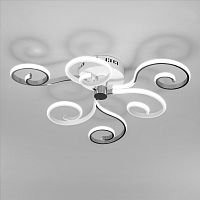 Накладная люстра Eurosvet 90149/3 белый/хром фото