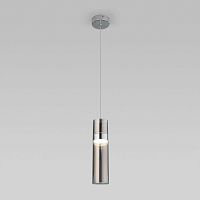 Подвесной светильник Eurosvet 50244/1 LED хром/дымчатый фото