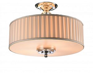Люстра на штанге Newport 3105/PL бежевый плиссированный фото