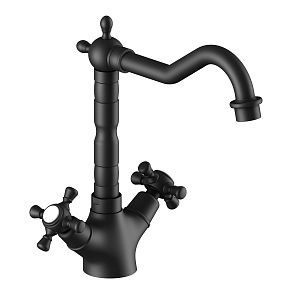 Смеситель для раковины Timo Nelson 0143/03F черный фото