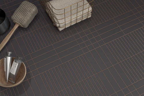 Керамогранит WOW Raster 131375 Line M Basalt 15х15 фото 2