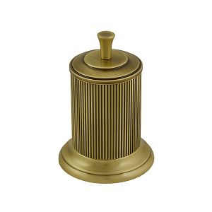 Баночка Migliore Fortuna высокая H16 cм с крышкой, бронза 28338 фото