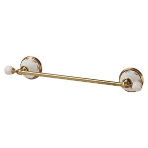 Полотенцедержатель Migliore Provance L40 см, керамика с декором/бронза 17637 фото