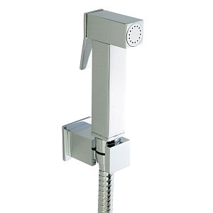 Гигиенический душевой набор Migliore Quadra, лейка/держатель латунь/шланг латунь, хром 30904 фото