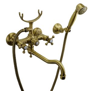 Смеситель для ванны Migliore Lady внешний c поворотным изливом, бронза 18809 фото