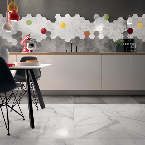 Керамогранит Flaviker Supreme SP6110P Royal Statuario Ant 60х120 фото 2