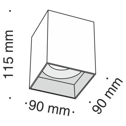 Потолочный светильник Maytoni Technical C015CL-01B фото 3