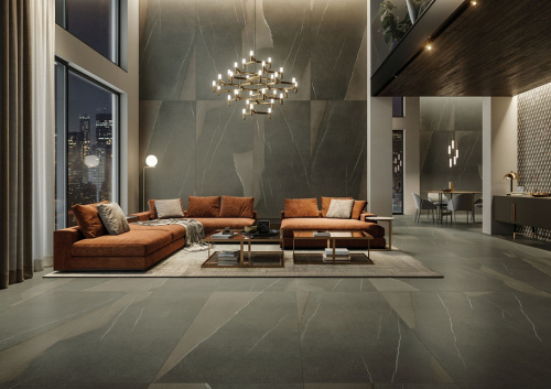 Керамогранит 610010002338 Metropolis Arcadia Brown Nat Rett 80x80 фото 2