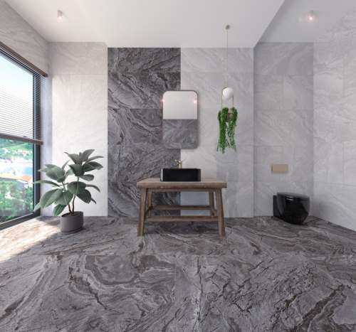 Керамогранит Usak Seramik Toronto Black Granuled Sugar 60x120 фото 2