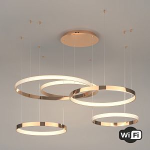 Подвесная люстра Eurosvet 90275/5 медный Smart фото