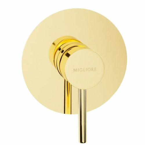 Смеситель скрытого монтажа Migliore Fortis монокомандный, золото 31551