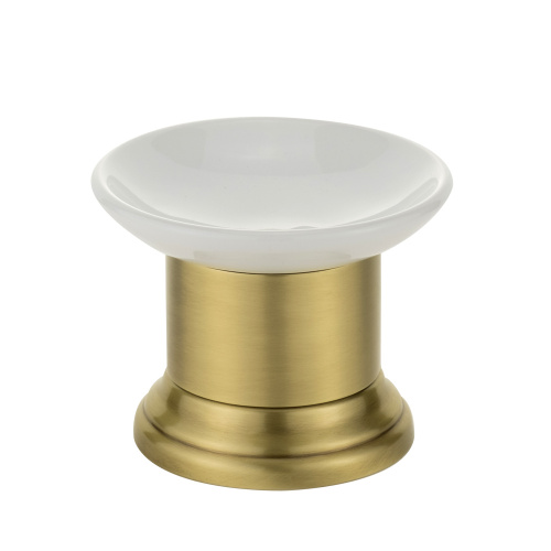 Mыльница Migliore Mirella настольная, керамика/бронза 17159