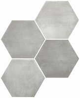 DURSTONE SIX Cementine Керамогранит Grey 23x27 глазурованный матовый фото