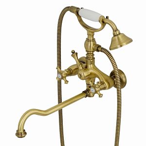 Смеситель для ванны Migliore Prestige внешний, c поворотным изливом, бронза 31597 фото