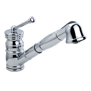 Смеситель для кухни Migliore Queen монокомандный, c выдвижной лейкой, хром 18251 фото